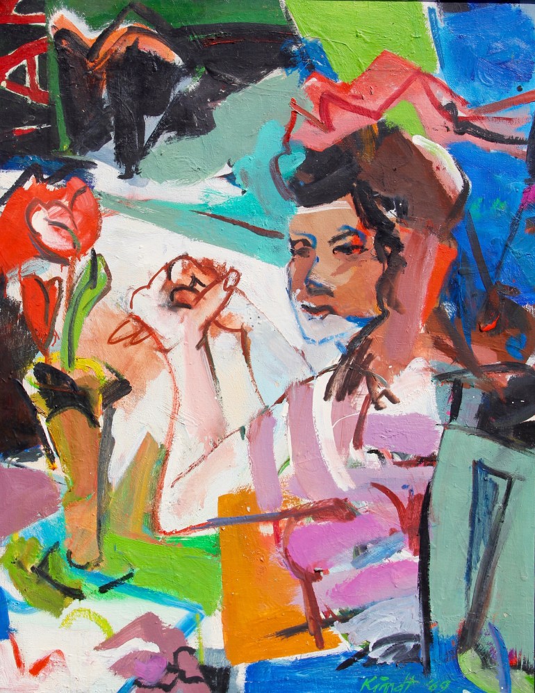 Flowers and Ribbons IV 63 36x24