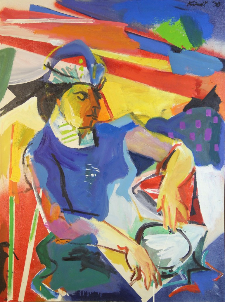 Tambourine Player 70 40x30